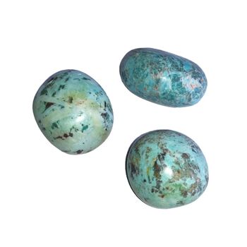 Pierre roulée Chrysocolle-Turquoise 1