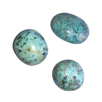 Pierre roulée Chrysocolle-Turquoise 2