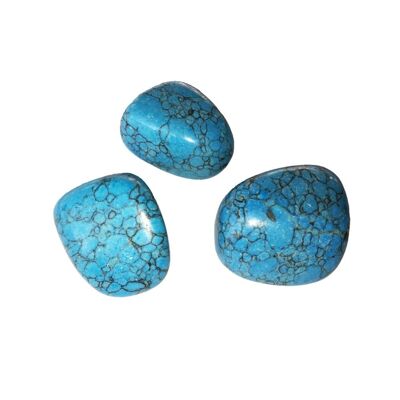 Turquoise stabilized tumbled stone