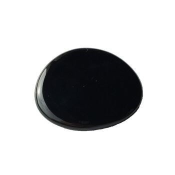 Pierres plates Agate noire - 500grs 2