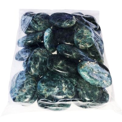 Piedras planas de Apatito Verde - 250grs