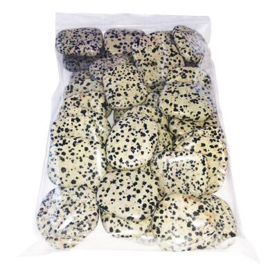 Pietre piatte diaspro dalmata - 250gr