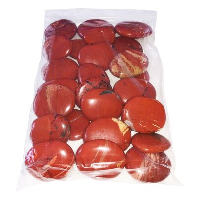 Piedras planas Jaspe Rojo - 250grs