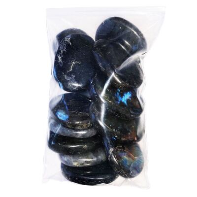 Lapis lazuli flat stones - 1kg