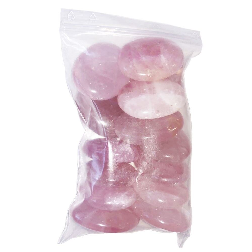 Rhodonite flat stones - 1kg