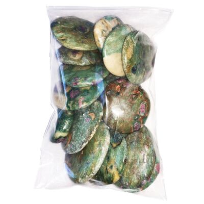 Piedras planas de serpentina - 1kg