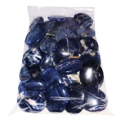 Sodalite flat stones - 250grs