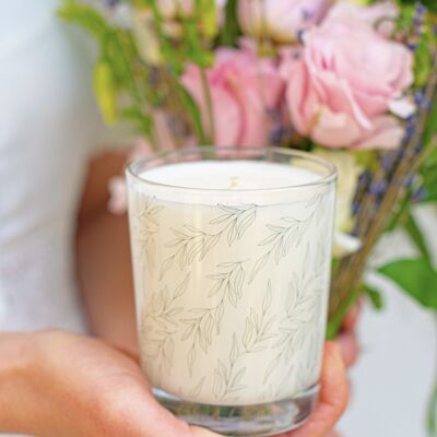 Peppery Rose Scented Soy 200g candle