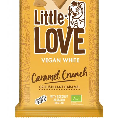 Tablette Chocolat Little Love Blanc Caramel Croustillant 65 g bio