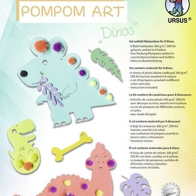 Pompon Art "Dinos"