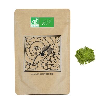 Té Matcha Orgánico Saemidori 50 g - Certificado Orgánico - Calidad Ceremonial