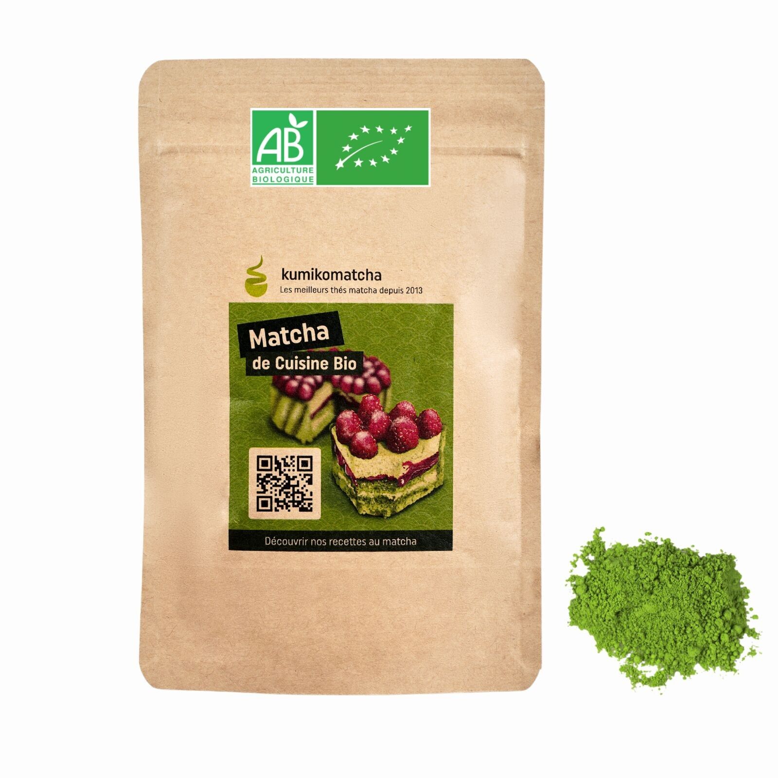 Organic matcha for latte and cooking 50g
