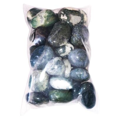 Pierres roulées Agate noire - 1Kg