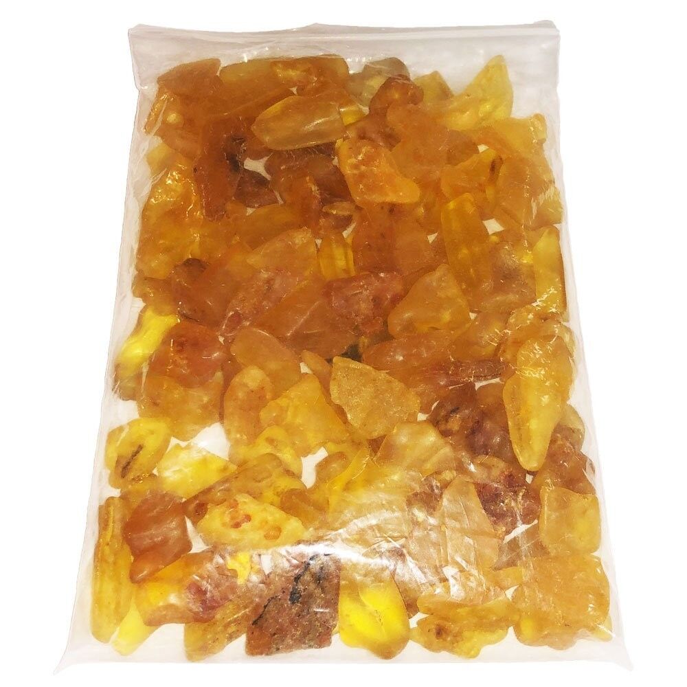 Pietre burattate ambrate - 250gr