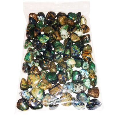 Pietre burattate azzurrite-malachite - 250gr