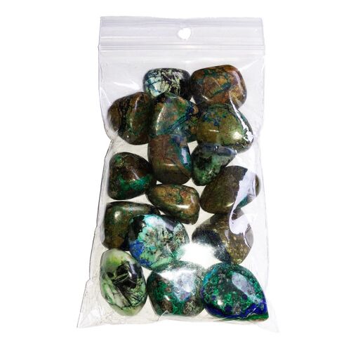 Pierres roulées Azurite-Malachite - 500grs