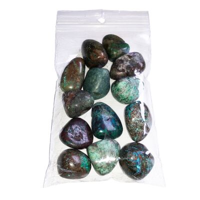 Pierres roulées Chrysocolle-Turquoise - 500grs