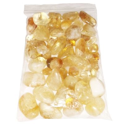 Citrine tumbled stones - 250grs