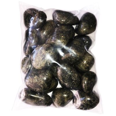 Fluorite multicolored tumbled stones - 1Kg