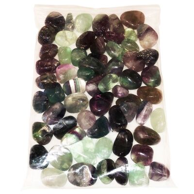 Pierres roulées Fluorite multicolore - 250grs