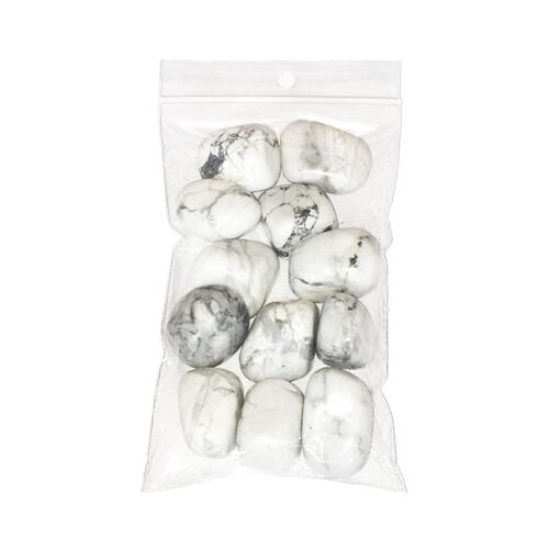 Pierres roulées Howlite - 500grs