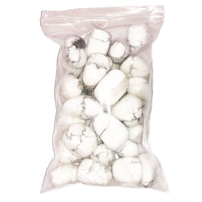 Pietre Burattate Howlite Blu - 1Kg