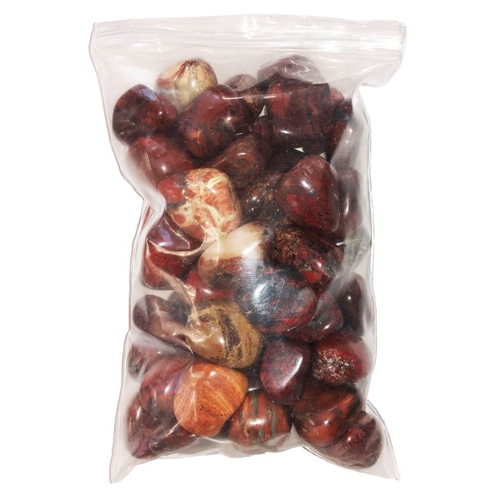 Sassi Burattati Diaspro Dalmata - 1Kg