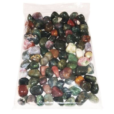 Pietre burattate Jasper eliotropio - 250gr