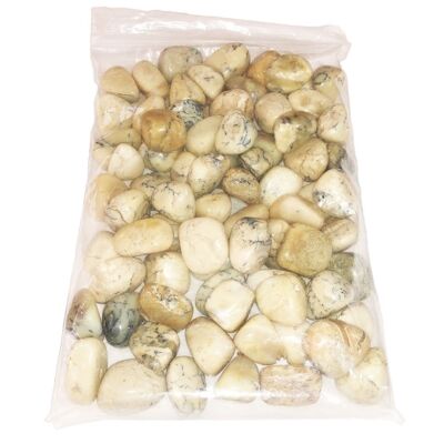 Pietre burattate opale bianco - 250gr