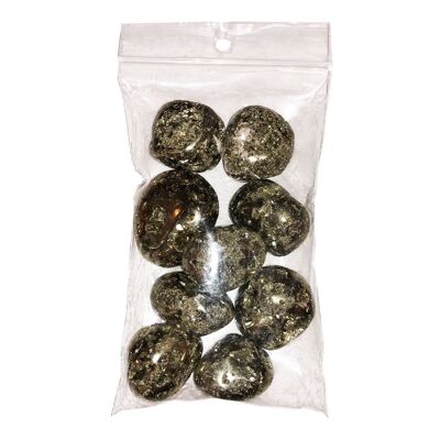 Pyrit-Trommelsteine aus Peru - 500grs