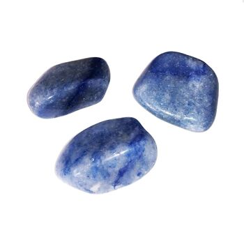 Pierres roulées Quartz bleu - 250grs 2