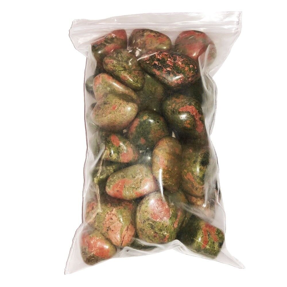 Pietre burattate di Vesuvianite - 1kg
