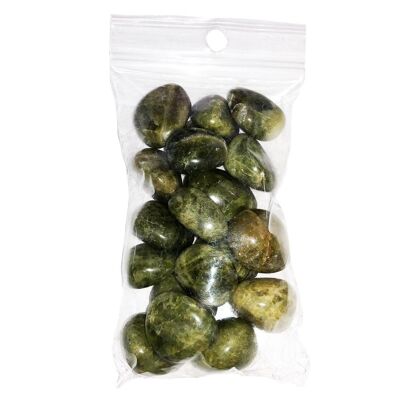 Pietre burattate di Vesuvianite - 500gr