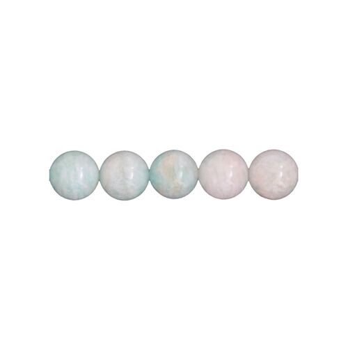 Sachet de 5 perles Amazonite multicolore - 10mm