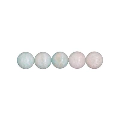 Sachet de 5 perles Amazonite multicolore - 10mm