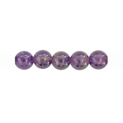 Bag of 5 Amethyst beads - 12mm