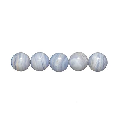 Bag of 5 Chalcedony beads - 12mm