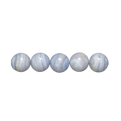 Sachet de 5 perles Calcédoine - 12mm