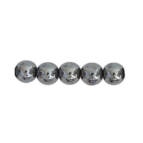 Sachet de 5 perles Hématite - 12mm