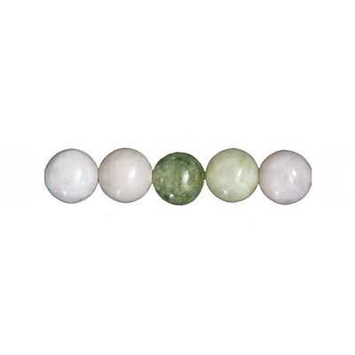 Sachet de 5 perles Jade de Birmanie - 6mm