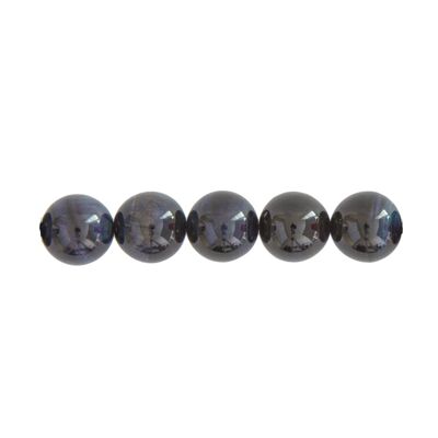 Confezione da 5 perline con chiusura in argento - 6 mm
