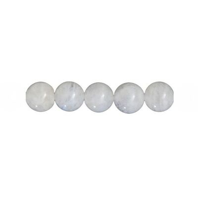 Sachet de 5 perles Pierre de lune - 6mm