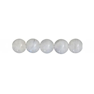 Sachet de 5 perles Pierre de sang - 10mm