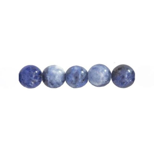 Sachet de 5 perles Sodalite - 12mm