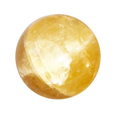 Sphère Calcite orange - Entre 50 et 55mm