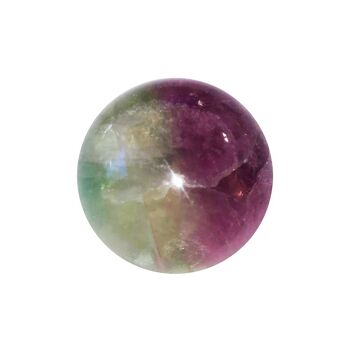 Sphère Fluorite multicolore - entre 50 et 55mm 3