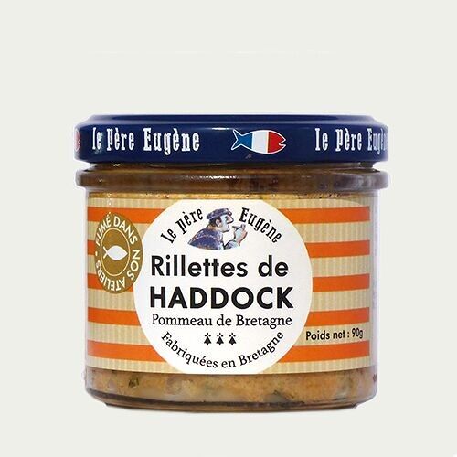 Rillettes de haddock au pommeau de Bretagne  Le Père Eugène 90 gr