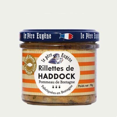 Rillettes de haddock au pommeau de Bretagne  Le Père Eugène 90 gr