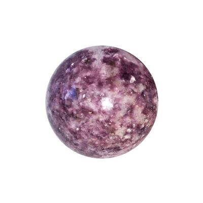 Sfera di lepidolite - tra 50 e 55 mm