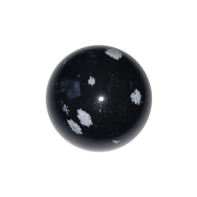 Schwarze Obsidiankugel - 40 mm